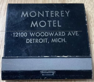 Monterey Motel - Matchbook (newer photo)